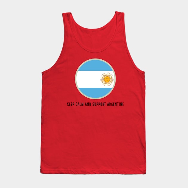 keep calm and support argentine Tank Top by Medregxl
